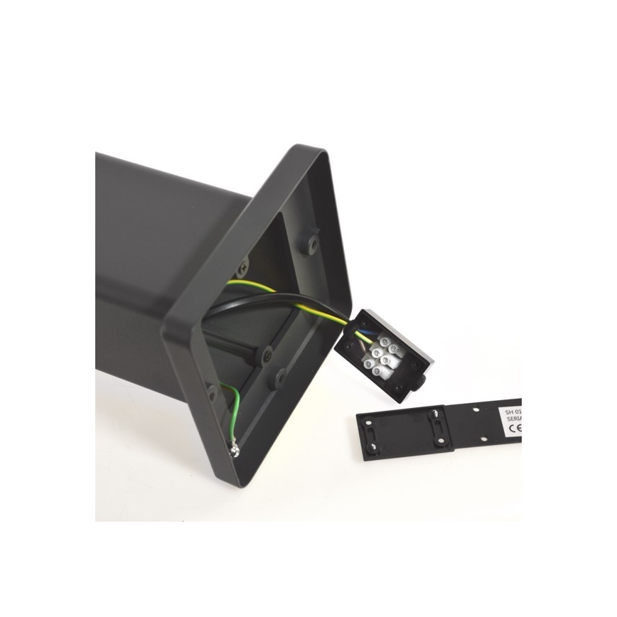 Kültéri lámpa SANTA 1xE27/60W/230V IP54 79,5 cm fekete