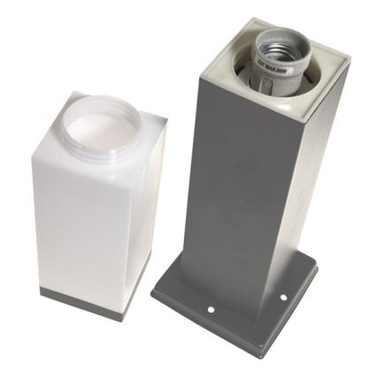 Kültéri lámpa SOPPA 1xE27/60W/230V IP44 45 cm antracit