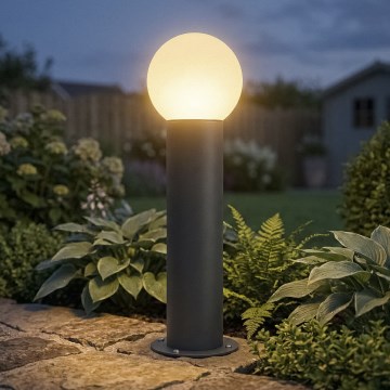Kültéri lámpa STONO 1xE27/15W/230V 50 cm IP65 antracit