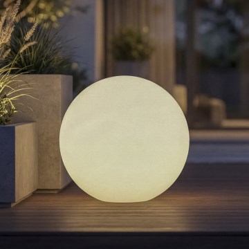 Kültéri lámpa STONO 1xE27/20W/230V átm. 30 cm IP65 fehér