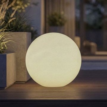 Kültéri lámpa STONO 1xE27/20W/230V átm. 40 cm IP65 fehér