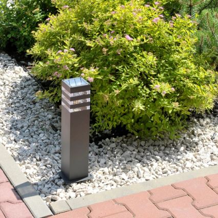 Kültéri lámpa TEKSAS 1xE27/12W/230V IP44 44 cm antracit