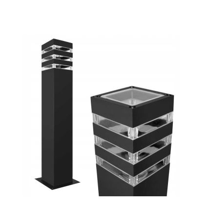 Kültéri lámpa TEKSAS 1xE27/12W/230V IP44 44 cm antracit