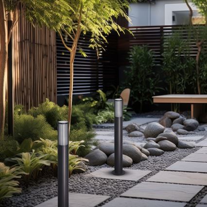 Kültéri lámpa VERTICAL 1xGU10/8W/230V IP44 fekete