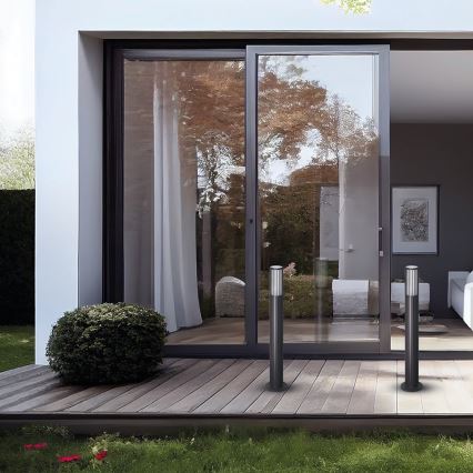 Kültéri lámpa VERTICAL 1xGU10/8W/230V IP44 fekete