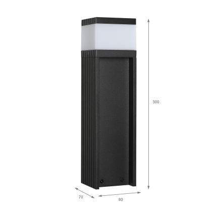 Kültéri lámpa VESPER 1xG9/5W/230V IP44 30 cm fekete