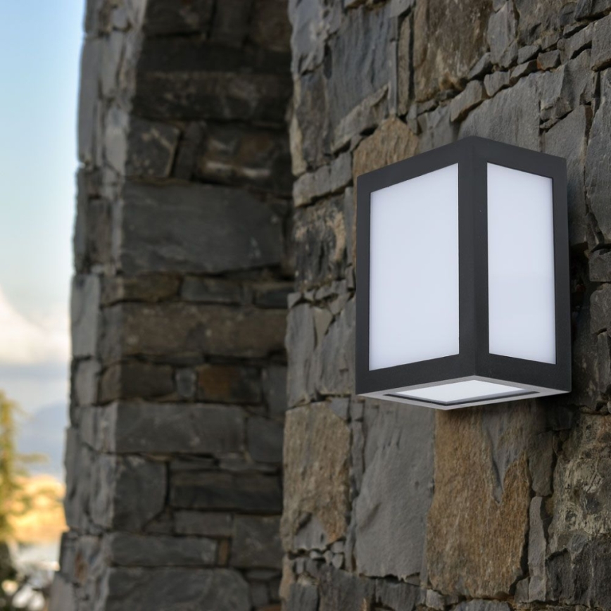 Kültéri LED fali lámpatest LED/12W/230V 4000K IP65 fekete