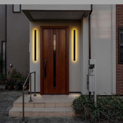 Kültéri LED fali lámpatest LED/16W/230V 4000K IP65 101 cm antracit