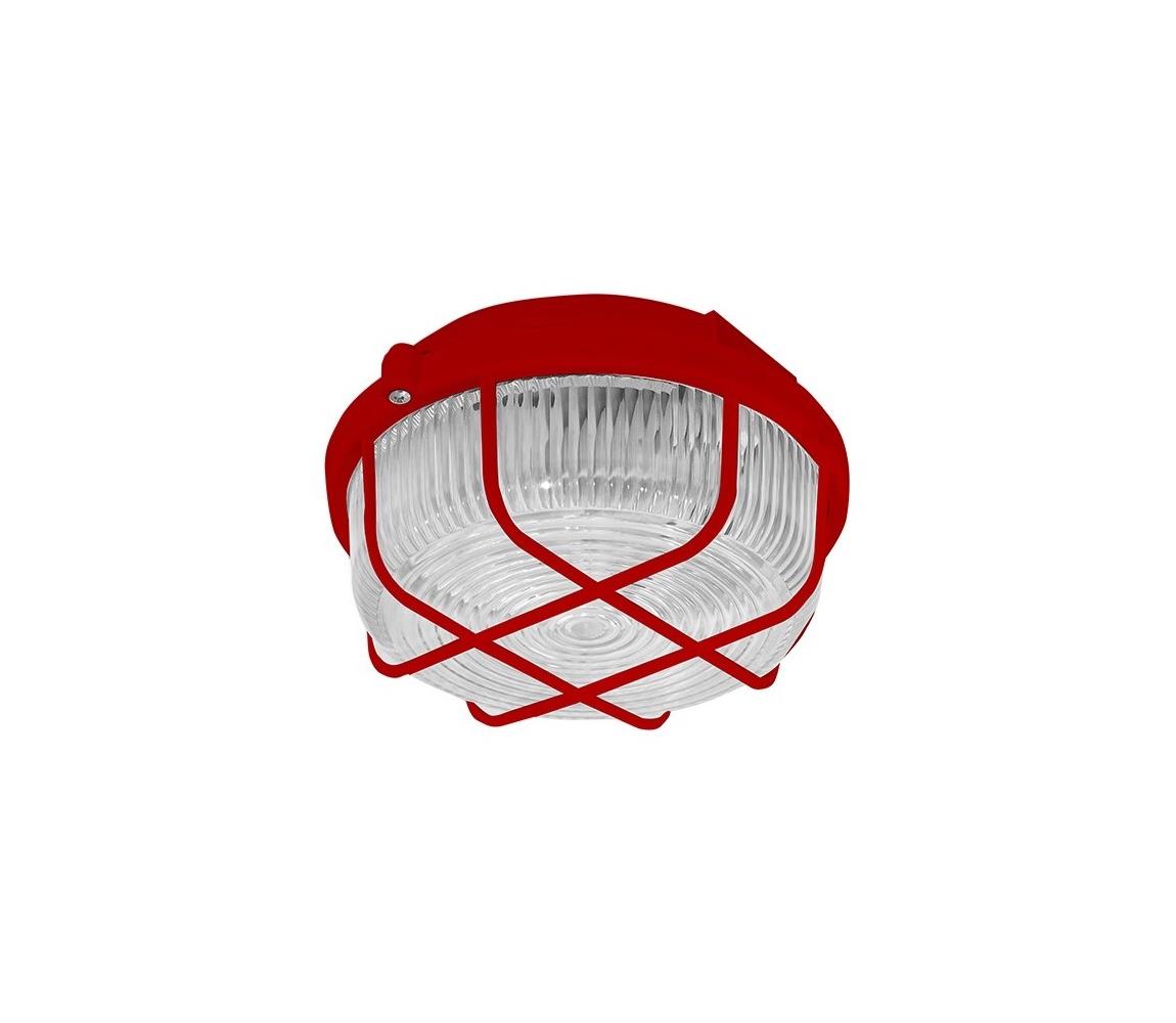 Kültéri mennyezeti lámpa 1 × E27 / 100 W / 230 V Piros IP44