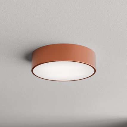Kültéri mennyezeti lámpa érzékelővel CLEO 2xE27/24W/230V á. 30 cm réz IP54