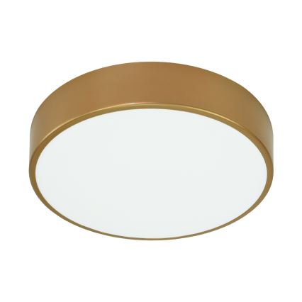 Kültéri mennyezeti lámpa érzékelővel CLEO 3xE27/24W/230V á. 40 cm arany IP54