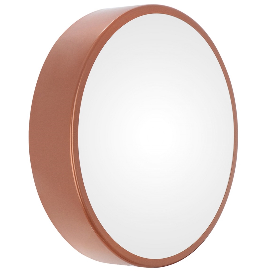 Kültéri mennyezeti lámpa érzékelővel CLEO 3xE27/24W/230V á. 40 cm réz IP54