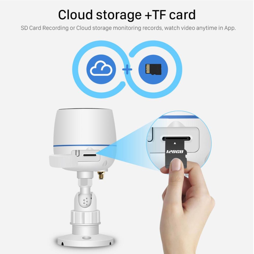 Kültéri okos kamera RJ45 Wi-Fi/HD 1080p Tuya