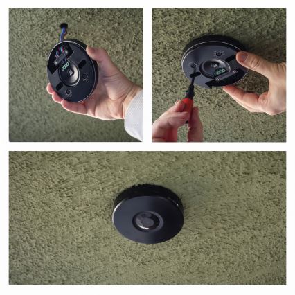 Kültéri PIR mozgás- és alkonyatérzékelő 2000 W/230 V IP65 fekete