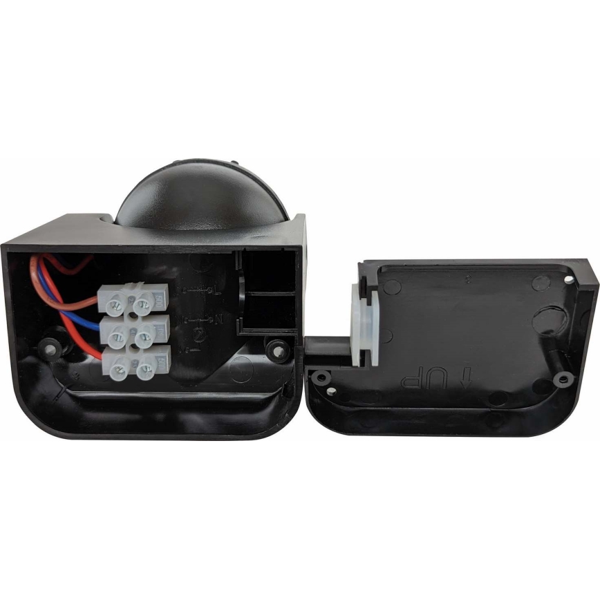 Kültéri PIR mozgásérzékelő 1200W/230V IP44 fekete