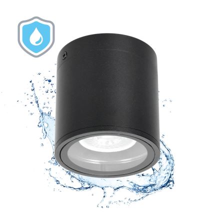 Kültéri spotlámpa 1xGU10/35W/230V IP54 kerek fekete