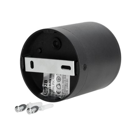 Kültéri spotlámpa 1xGU10/35W/230V IP54 kerek fekete