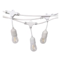 Kültéri STRING égősor 15xE27/40W/230V 15m IP65