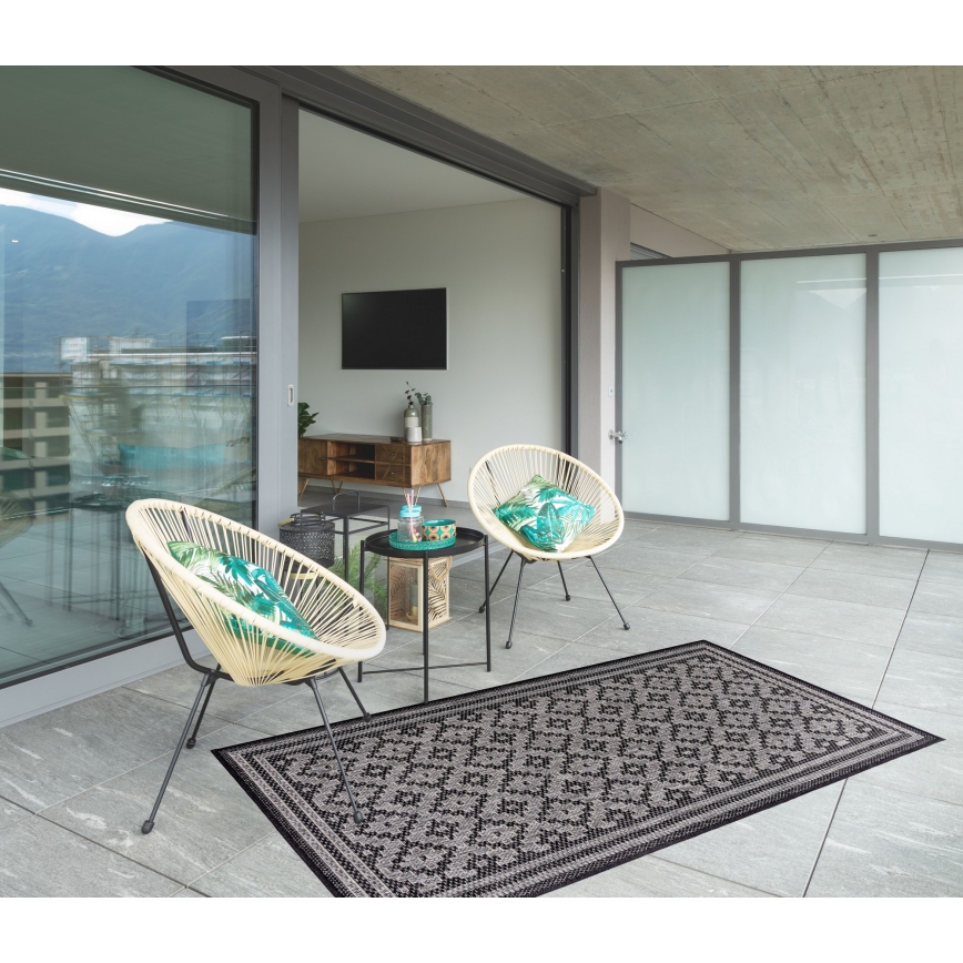 Kültéri szőnyeg EXPRESS NEW OUTDOOR 80x150 cm antracit