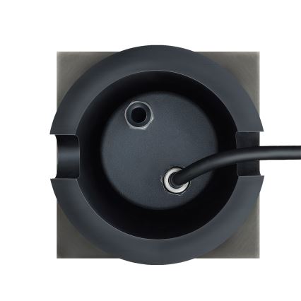 Kültéri taposólámpa LUKKA CONNECT 1xGU10/4W/230V IP67 matt króm szögletes