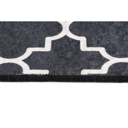 Fürdőszobai szőnyeg KUPA 40x60 cm fekete