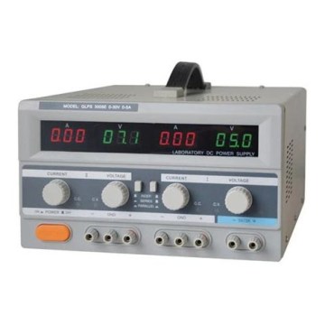 Laboratóriumi tápegység 3005E 2x0-30V/0-5A
