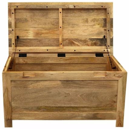 Láda HINA 45x90 cm tömör fa/mangó fa