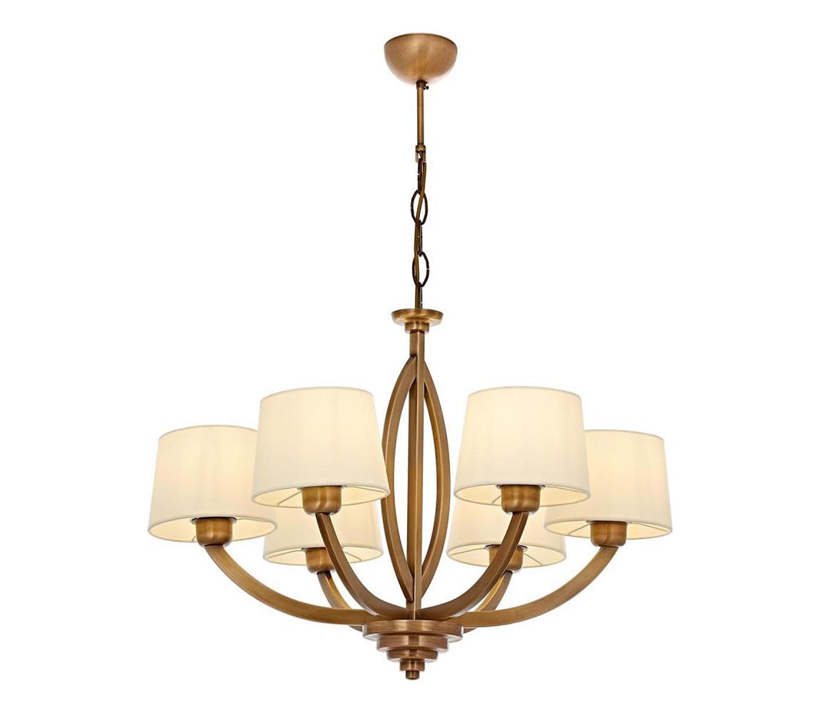 LAHORE láncos csillár 6xE27/40W/230V, bronz színű 301AUR1312