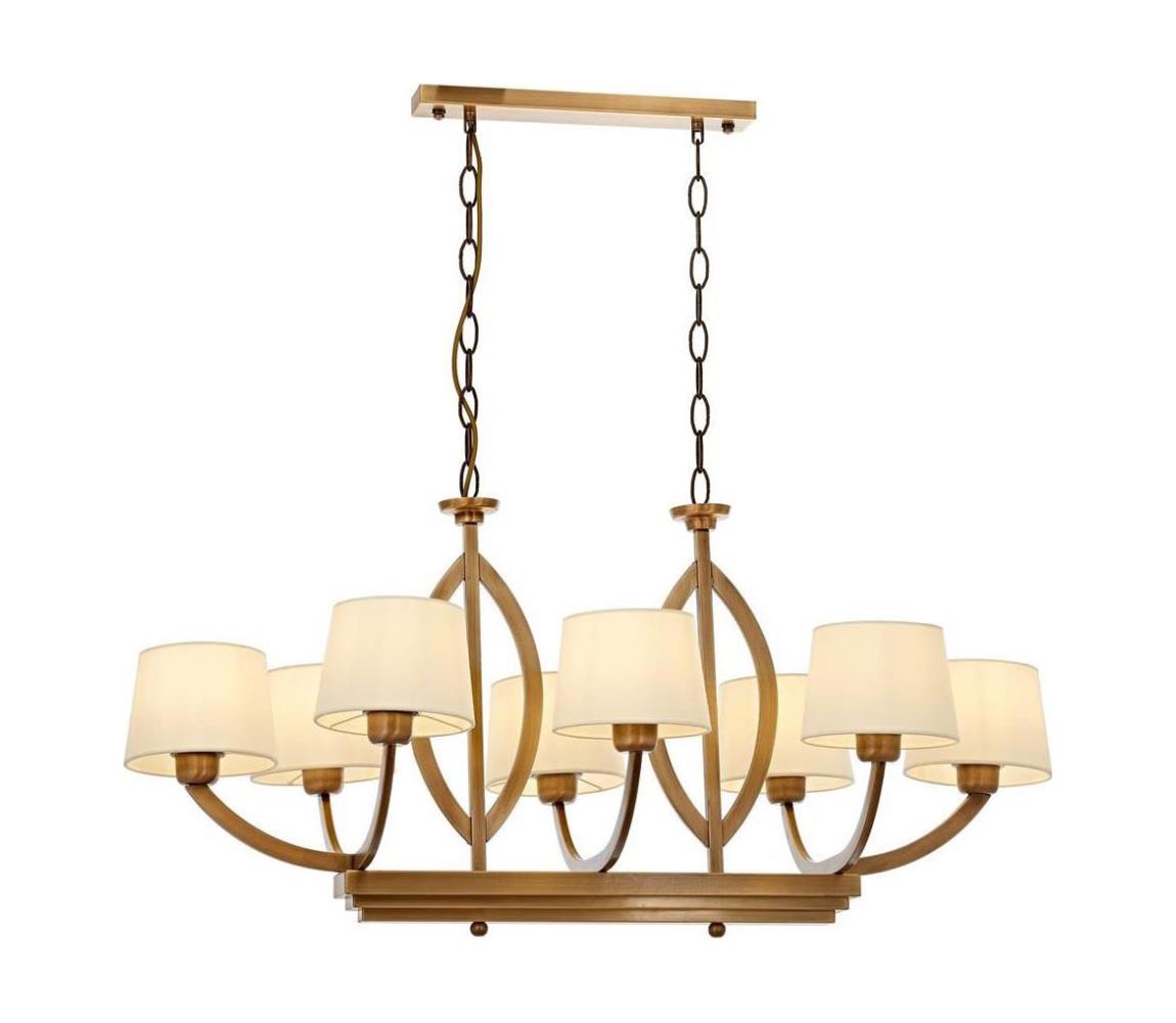 LAHORE láncos csillár 8xE27/40W/230V bronz színű 301AUR1315