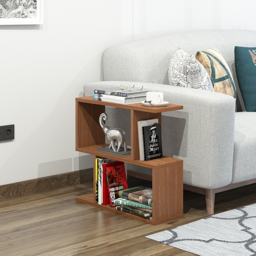 Lale dohányzóasztal 55x60 cm barna