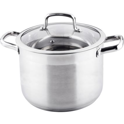 Lamart - Fazék fedővel 24 cm rozsdamentes acél