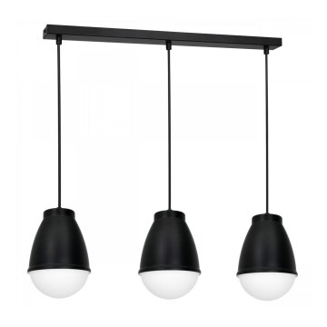 Lámpa kábelre CARYON 3xE14/60W/230V fekete