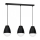 Lámpa kábelre CARYON 3xE14/60W/230V fekete