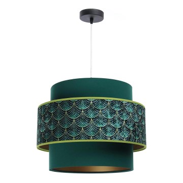 Lámpa zsinóron DOBLO 1xE27/60W/230V zöld