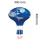 Lámpaernyő kék létající balón E27 400x400 mm
