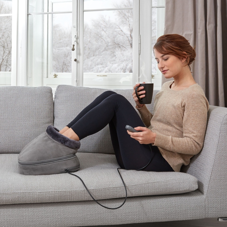 Lanaform - Elektromos lábmasszírozó 2 az 1-ben SHIATSU 30W/230V