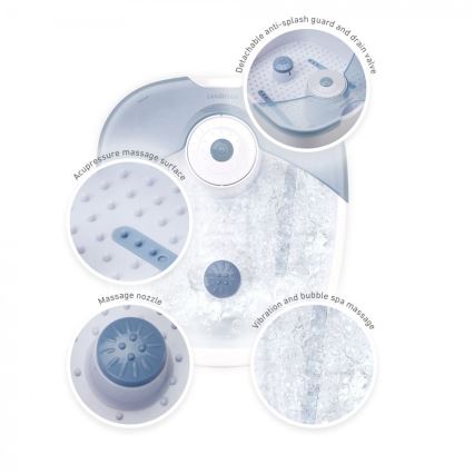 Lanaform - Masszázs lábfürdő FOOT SPA 60W/230V