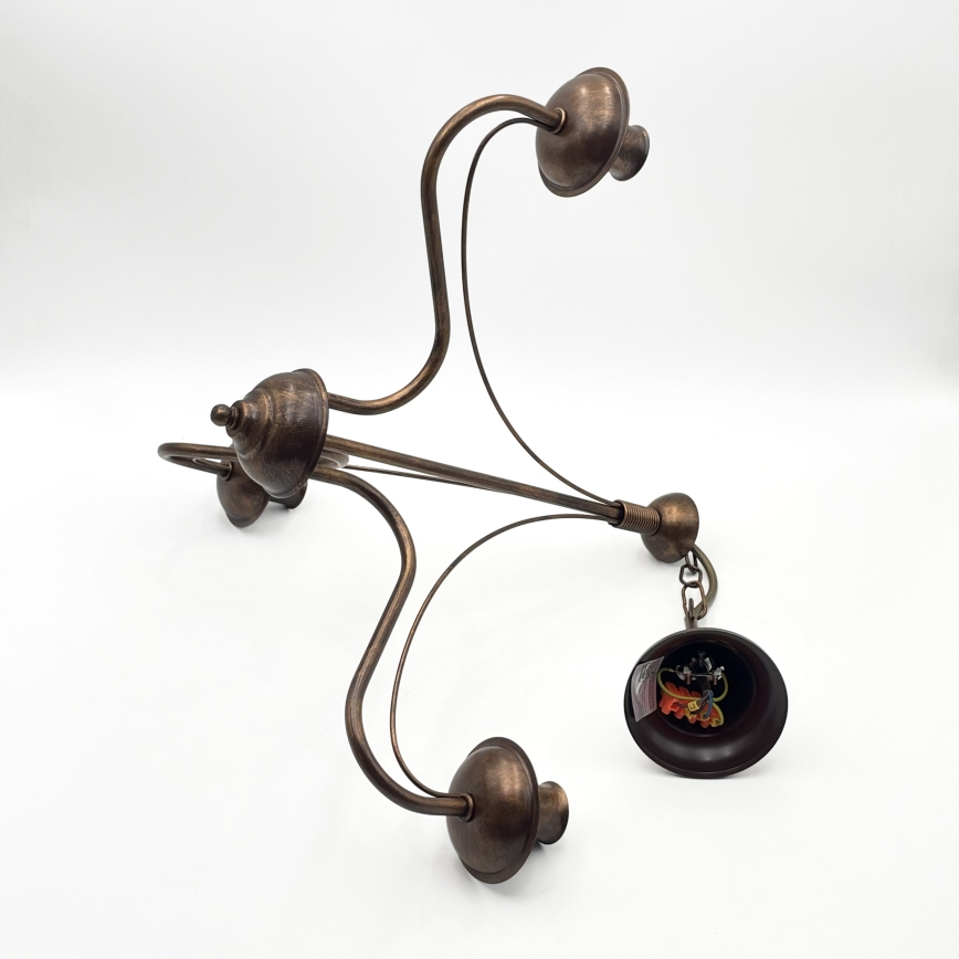 Láncos csillár ANTON 3xE14/15W/230V bronzszínű