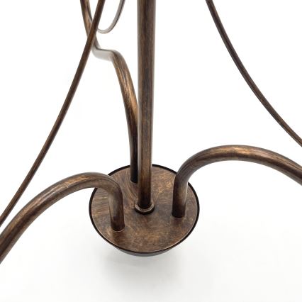 Láncos csillár ANTON 3xE14/15W/230V bronzszínű