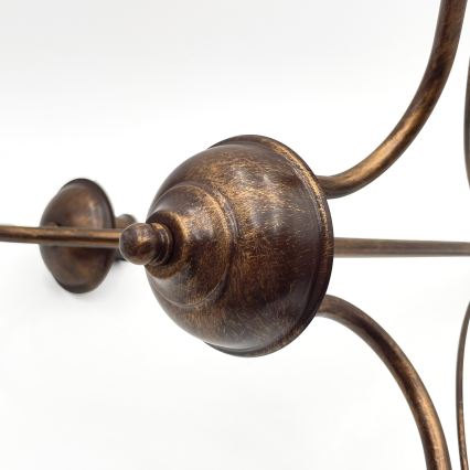 Láncos csillár ANTON 3xE14/15W/230V bronzszínű