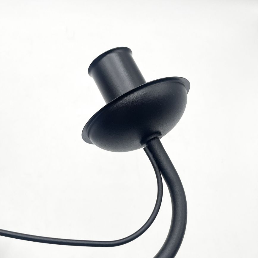 Láncos csillár ANTON 3xE14/15W/230V fekete