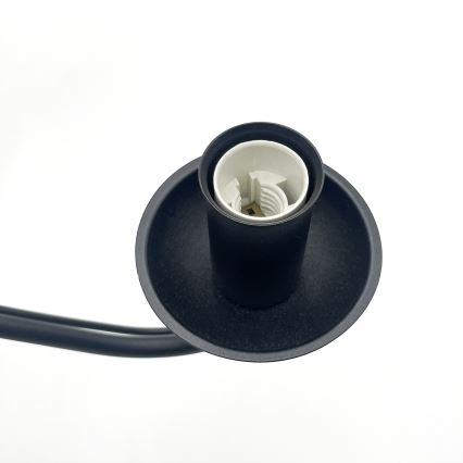 Láncos csillár ANTON 5xE14/15W/230V fekete