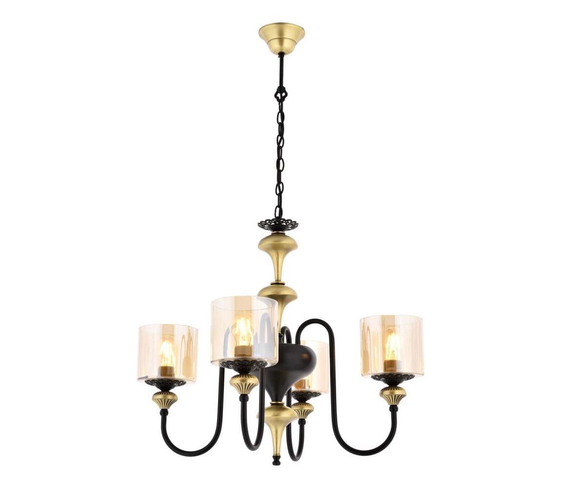 Láncos csillár BUSAN 4xE27/40W/230V aranyszínű 301AUR1126