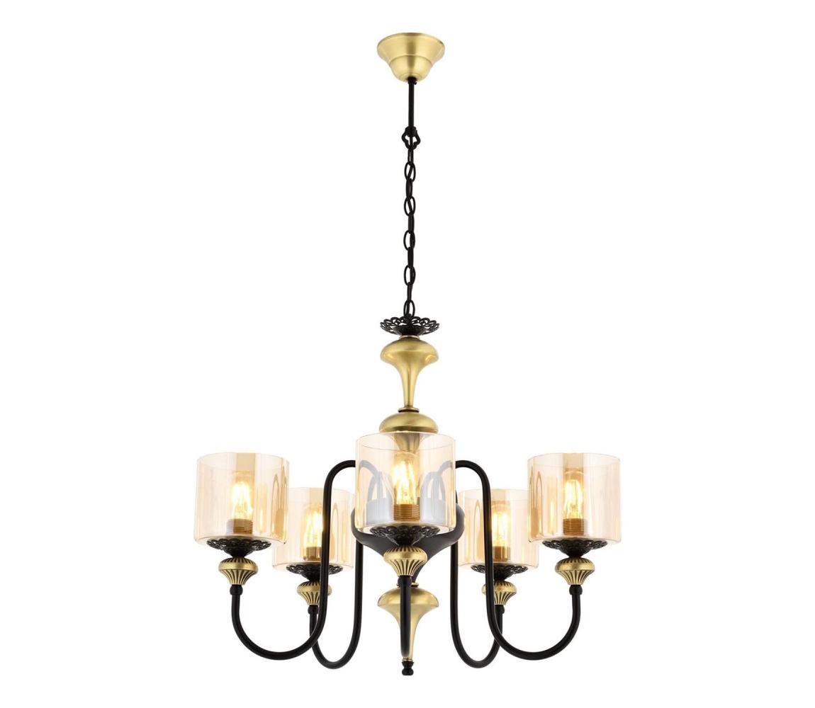 Láncos csillár BUSAN 5xE27/40W/230V arany 301AUR1127