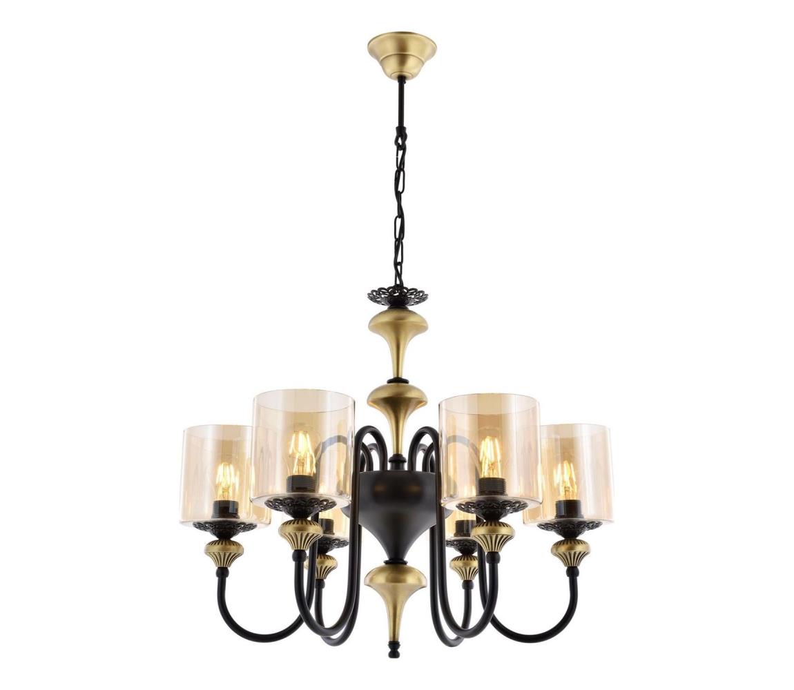 Láncos csillár BUSAN 6xE27/40W/230V arany 301AUR1128