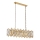 Láncos csillár CRYSTALLINE 13xE14/40W/230V aranyszínű