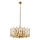 Láncos csillár CRYSTALLINE 6xE14/40W/230V, rézszínű