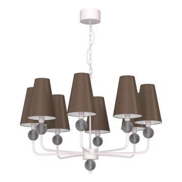 Láncos csillár GRENADA 8xE14/15W/230V szürke