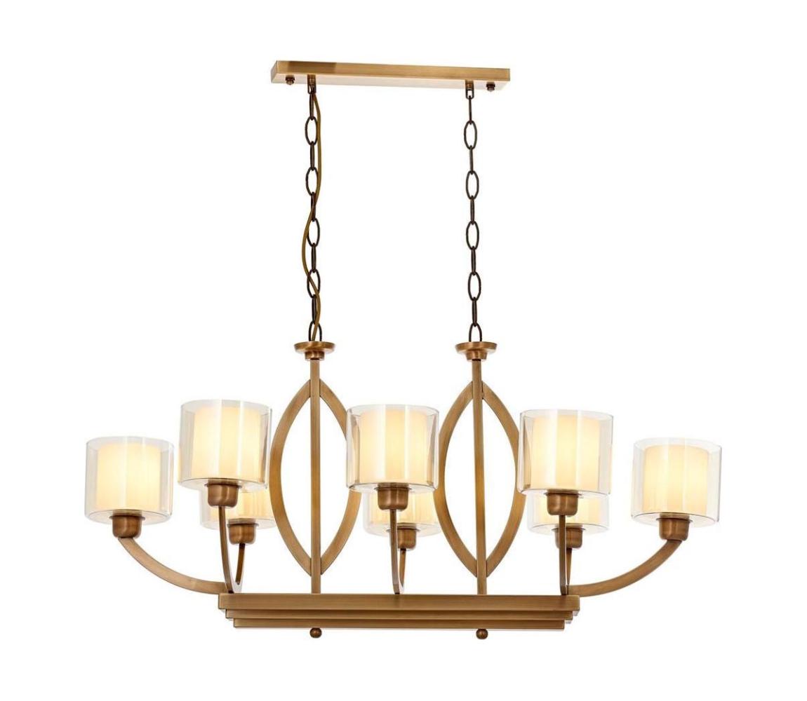 Láncos csillár LAHORE 8xE27/40W/230V bronz színű 301AUR1314