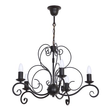 Láncos csillár MAURO 5xE14/60W/230V